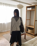 Soku Basic Layered Long-Sleeved Turtleneck T-Shirt