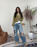 Repel see-through round cardigan