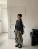 [unisex] Btem cotton wide pants