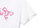 Snake Ribbon Crop Short Sleeve Tee