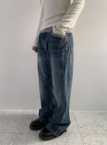 Soyan denim wide pants