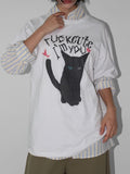 LUCKY BLACK CAT TEE