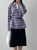 Rugby Stripe Overfit T-Shirt