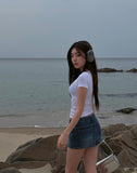[U-BASIC] [1+1] Mitzu U-neck short sleeves