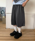 [unisex] Delky Pintuck Pigment Bermuda Sweatpants