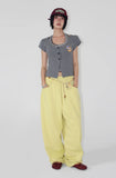 3-BUTTON PUNCHING CARDIGAN