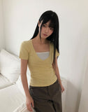 Pton Deep V-Neck Short Sleeve T-shirt