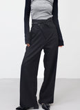 Chopine Cutout Unbalanced Slacks