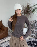 Ines Brushed Long Sleeve Tee