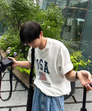 USA washing short sleeve