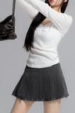 Scatter Pleated Skirt