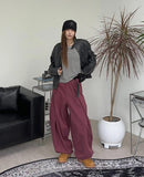 Fez Vintage Washing Leather Jacket