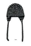 STRIPE STRAP BEANIE