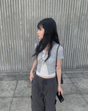 Sera Heart Chain Crop Cardigan