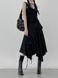 Mirrell Shirring Choker Sleeveless