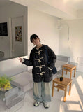 Morinve quilted toggle padded jumper