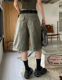 Mute Dyeing Bermuda Cargo Pants