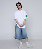 One Side Clover Smile Short Sleeve Tee