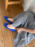 Tsumu Suede Ribbon Flat Shoes