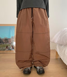 [unisex] Moninki Banding Nylon Wide Pants