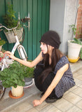 Pena Puff Check Short Sleeve Mini One Piece