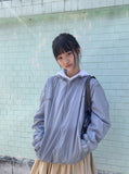 [unisex] Hishan Cut Two-Way Hood Windbreaker
