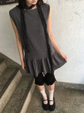 Hochimi Frill Layered Sleeveless