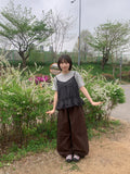 Manguetto Dot Bustier Sleeveless Blouse
