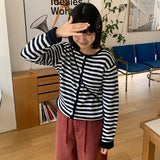 Kendo Stripe Round Cardigan