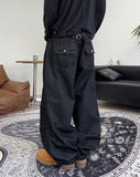 Repel Back Strap Denim Pants