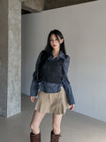 Geek Chic Big Collar Stripe Shirt