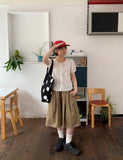Coal Pintuck Cotton Banding Bermuda Pants