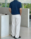Betts Openwork Short Sleeve Collar Knit