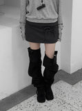 Rope Strap Low Skirt Pants