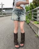 Paul Western Short Denim Shorts