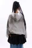 Groovy cut out dirty washed hoodie