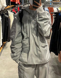 [HARU] SET UP - Hood / Half zip-up anorak