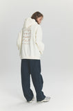 Poodles Embroidered Hoodie