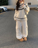 Punt Nordic Half-Neck Loose Fit Thick Knit