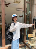 Byulo Basic Summer Linen Long Sleeve Tee