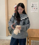 Belhi Hairy Nordic Over Round Knit