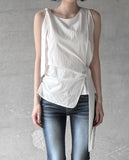 Notir Unbalanced Knot Blouse