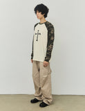 OF CROSS Camo Raglan Long Sleeve T-Shirt