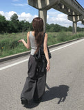 Mue Button Ribbed Sleeveless