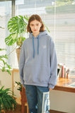 Funky Rabbit Embroidery Brushed Hood