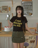 Hamil strap cargo skirt pants