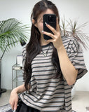 Caned Stripe Short Sleeve T-shirt