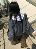 SNAP BUTTON HOOD T