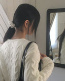 Ranch cable knit cardigan