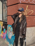 Mute Half Leather Jacket